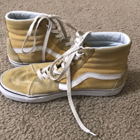 ochre suede vans